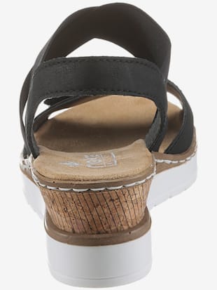 Sandales fermeture auto-agrippante et élastique