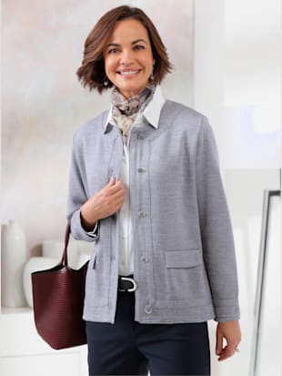 Veste en tricot 30% laine vierge