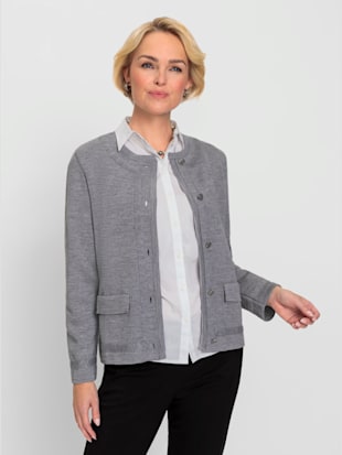 Veste en tricot 30% laine vierge