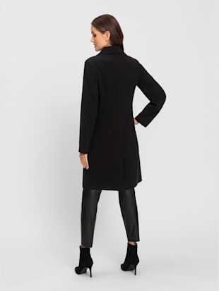 Manteau court superbe doublure au motif léopard (Image 3)