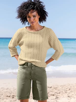 Pull ajouré motif ajouré léger (Image 1)