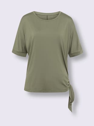 T-shirt à encolure ronde qualité viscose douce (Image 4)