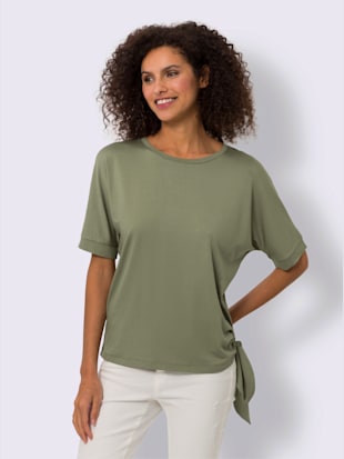 T-shirt à encolure ronde qualité viscose douce (Image 2)