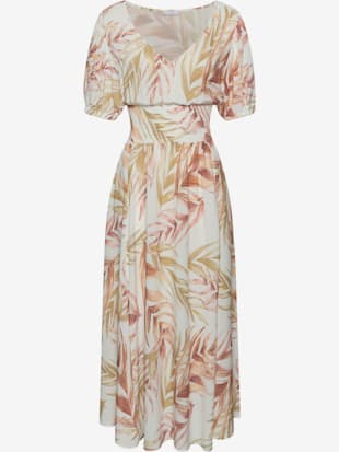 Robe longue large encolure en v (Image 2)