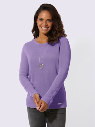 Pull encolure ronde pur coton