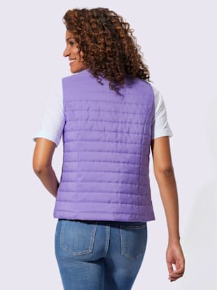 Gilet matelassé lien à nouer avec inscription