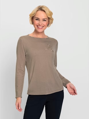 Pull avec broderie