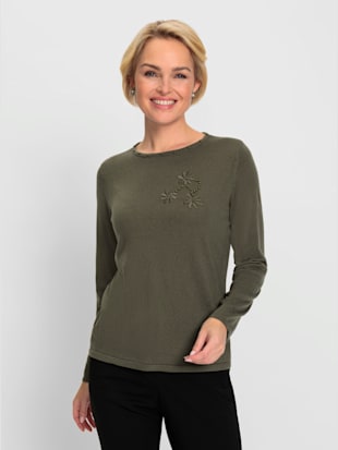 Pull avec broderie