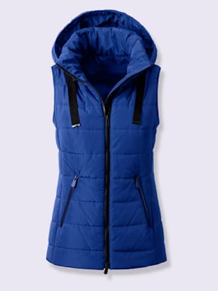 Gilet matelassé capuche amovible