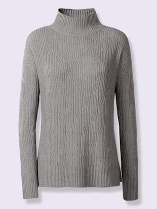Pull à col montant 20% cachemire (Image 1)