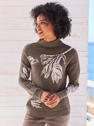 Pull superbe motif jacquard