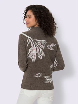 Pull superbe motif jacquard