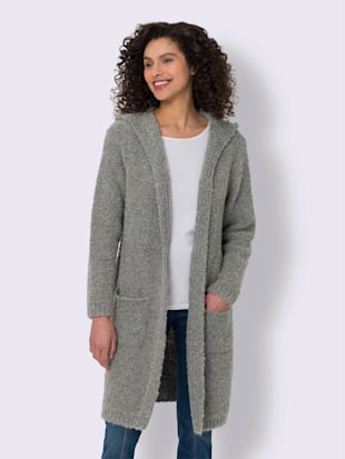 Veste en tricot fil chenille