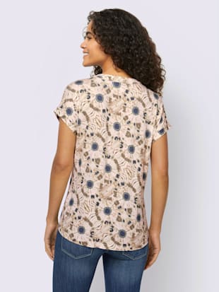 T-shirt imprimé qualité viscose extensible souple