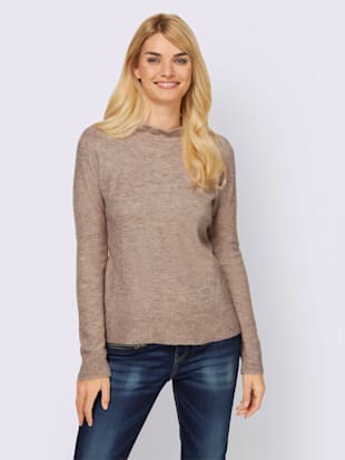 Pull fil chiné doux