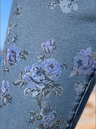 Pantalon imprimé motif floral (Image 2)