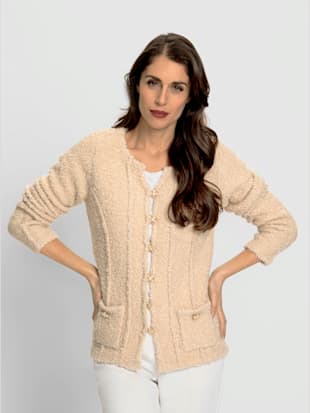 Cardigan tricot bouclé