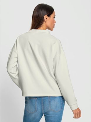 Sweatshirt motif imprimé exclusif devant