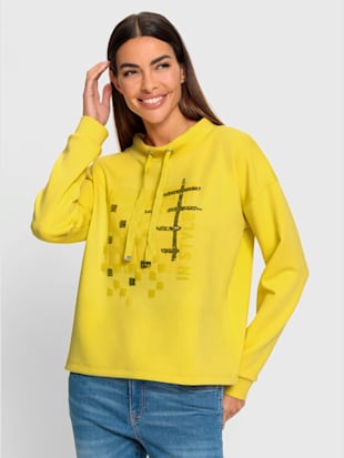 Sweatshirt motif imprimé exclusif devant