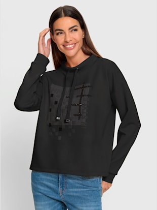 Sweatshirt motif imprimé exclusif devant