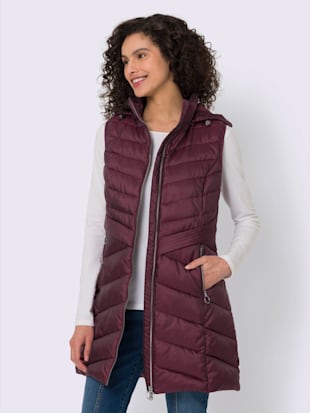 Gilet matelassé piquage tendance