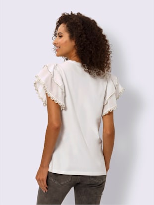 T-shirt à manches courtes manches chauve-souris seyantes (Image 3)