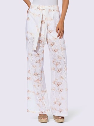 Pantalon imprimé qualité tissée (Image 1)