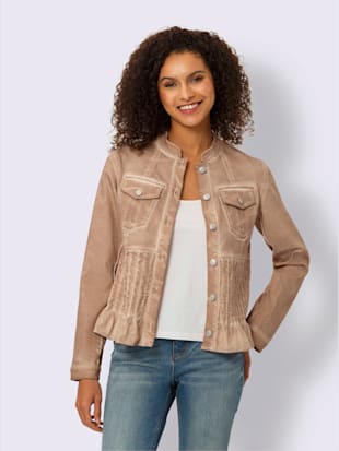 Veste blazer délavage « oil dyed » tendance (Image 2)