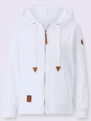 Veste sweat pur coton