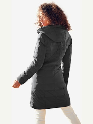 Manteau en duvet pour l'extérieur, en cas de vent et d'intempéries, silhouette féminine