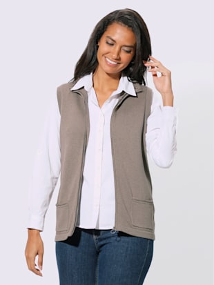 Gilet en tricot 50% coton