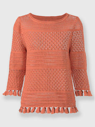 Pull ajouré pur coton (Image 4)