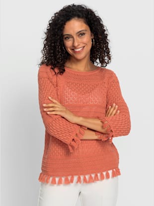 Pull ajouré pur coton (Image 2)