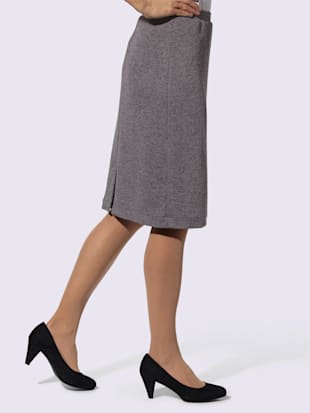 Jupe en jersey qualité jacquard à motif discret