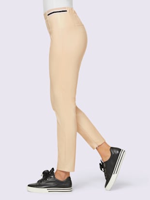 Pantalon en imitation cuir toucher doux
