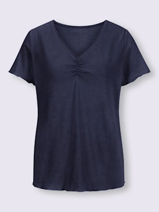 T-shirt pull tendance en mélange de cotons doux