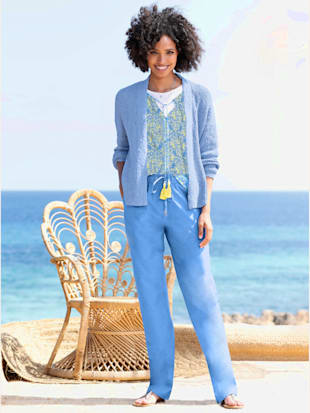 Pantalon en lin qualité tissée (Image 4)