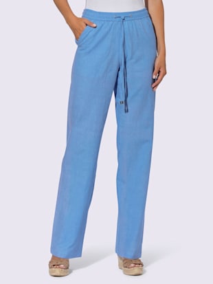 Pantalon en lin qualité tissée (Image 1)