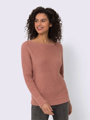 Pull superbe motif tricoté