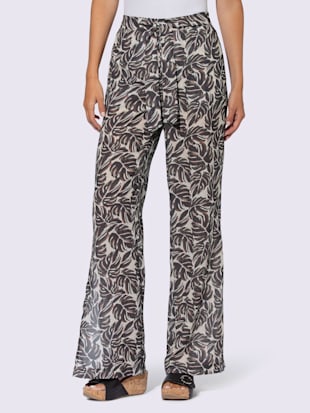 Pantalon imprimé qualité tissée (Image 1)