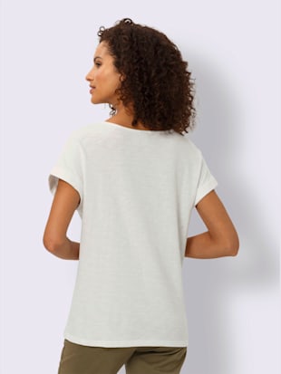 T-shirt en v pierres brillantes fantaisie (Image 3)