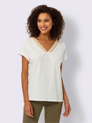 T-shirt en v pierres brillantes fantaisie (Image 2)