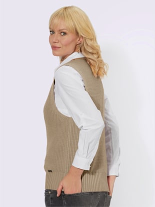 Débardeur en tricot conception soignée