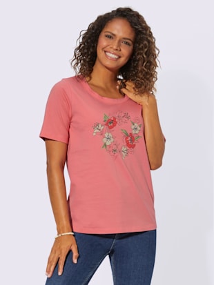 T-shirt joli motif floral