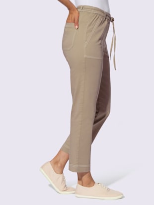 Pantalon 7/8 98% coton