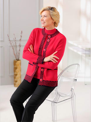 Veste en tricot jacquard