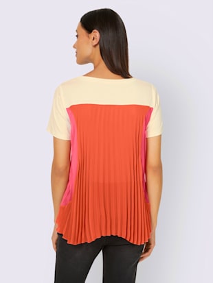 T-shirt plis à l'arrière