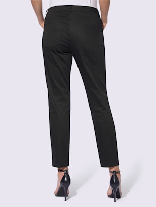 Pantalon extensible ceinture élastique latérale