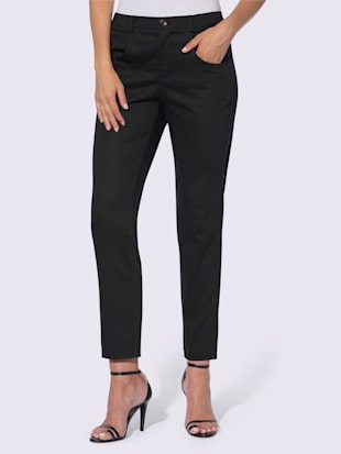 Pantalon extensible ceinture élastique latérale