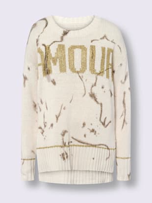 Pull en tricot inscription brillante (Image 4)